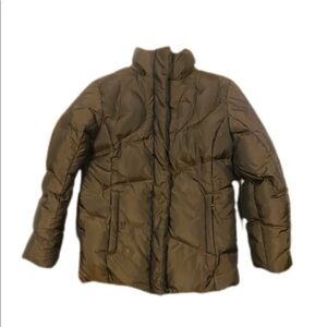 JONATHAN STONE Girls Casual Brown Down Puffer Winter Jacket, size Medium